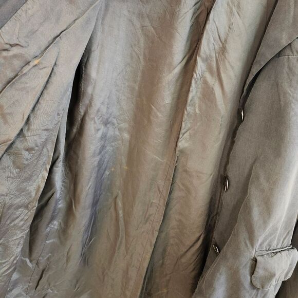 SAKS FIFTH AVENUE Real Clothes Silk Navy Blue Blazer Light-weight Suit Jacket - Picture 5 of 12